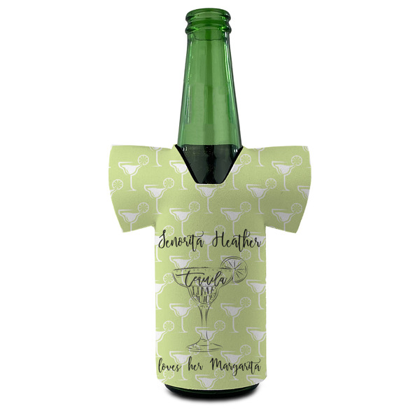 Margarita Lover Jersey Bottle Cooler - FRONT (on bottle)