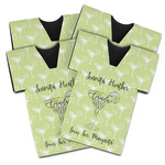 Margarita Lover Jersey Bottle Cooler - Set of 4 (Personalized)