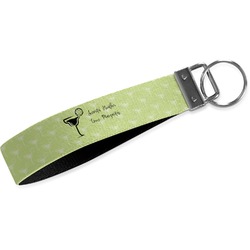 Margarita Lover Webbing Keychain Fob - Large (Personalized)