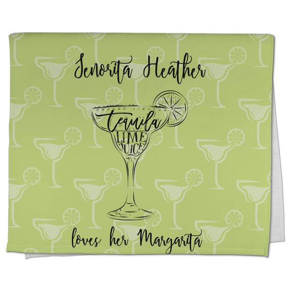 Custom Margarita Lover Kitchen Towel - Poly Cotton w/ Name or Text