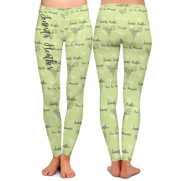 Margarita Lover Ladies Leggings - Front and Back