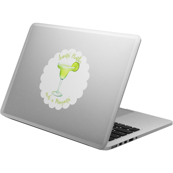 Custom Margarita Lover Laptop Decal (Personalized)