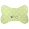 Margarita Lover Bone Shaped Dog Food Mat (Large) (Personalized)