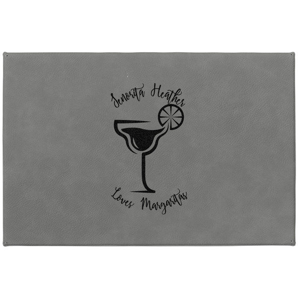Margarita Lover Large Engraved Gift Box with Leather Lid - Approval