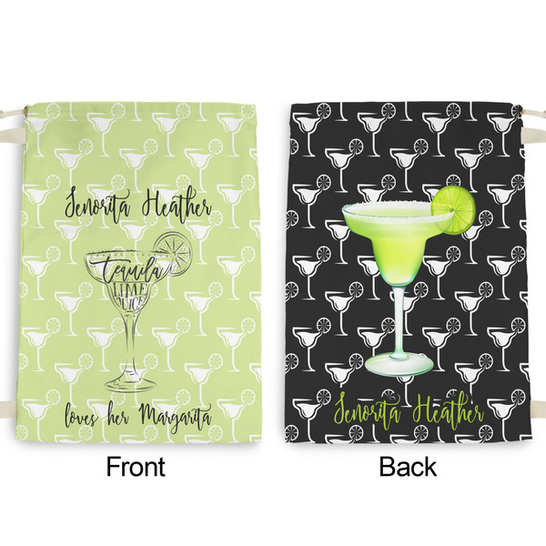 Margarita Lover Large Laundry Bag - Front & Back View