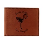 Margarita Lover Leatherette Bifold Wallet - Double Sided (Personalized)