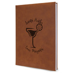 Margarita Lover Leather Sketchbook (Personalized)