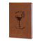Margarita Lover Leatherette Journals - Large - Double Sided - Angled View