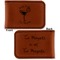 Margarita Lover Leatherette Magnetic Money Clip - Front and Back