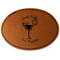 Margarita Lover Leatherette Patches - Oval