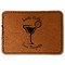 Margarita Lover Leatherette Patches - Rectangle