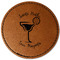Margarita Lover Leatherette Patches - Round