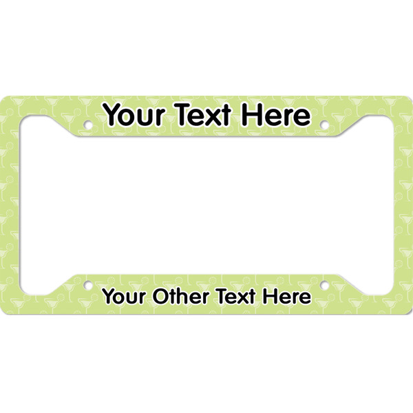 Custom Margarita Lover License Plate Frame - Style A (Personalized)