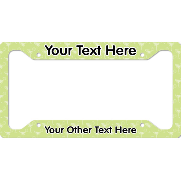 Custom Margarita Lover License Plate Frame (Personalized)