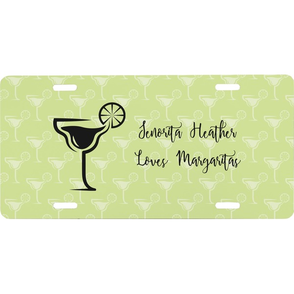 Custom Margarita Lover Front License Plate (Personalized)