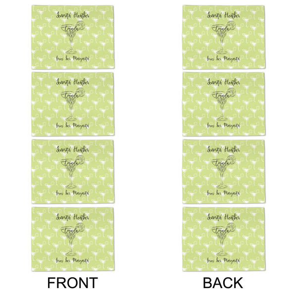 Margarita Lover Linen Placemat - APPROVAL Set of 4 (double sided)