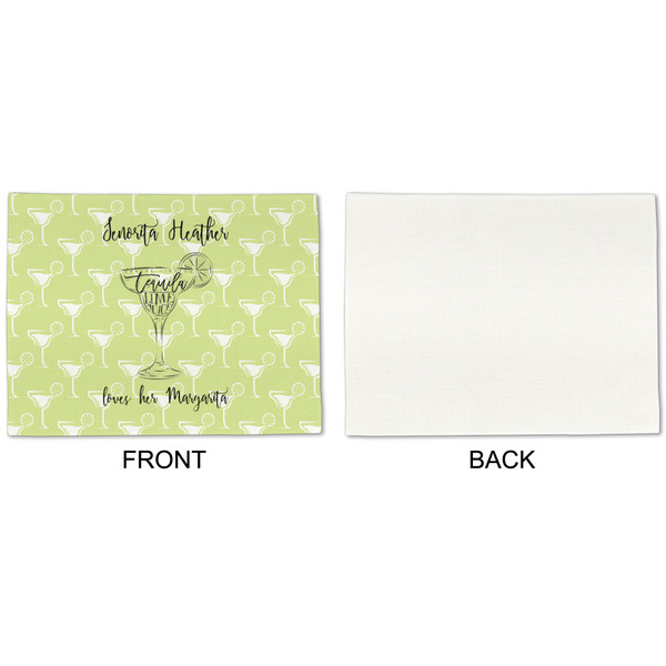 Margarita Lover Linen Placemat - APPROVAL Single (single sided)