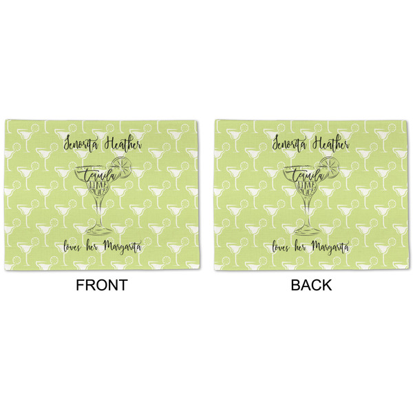 Margarita Lover Linen Placemat - APPROVAL (double sided)
