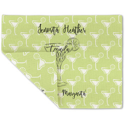 Margarita Lover Double-Sided Linen Placemat - Single w/ Name or Text
