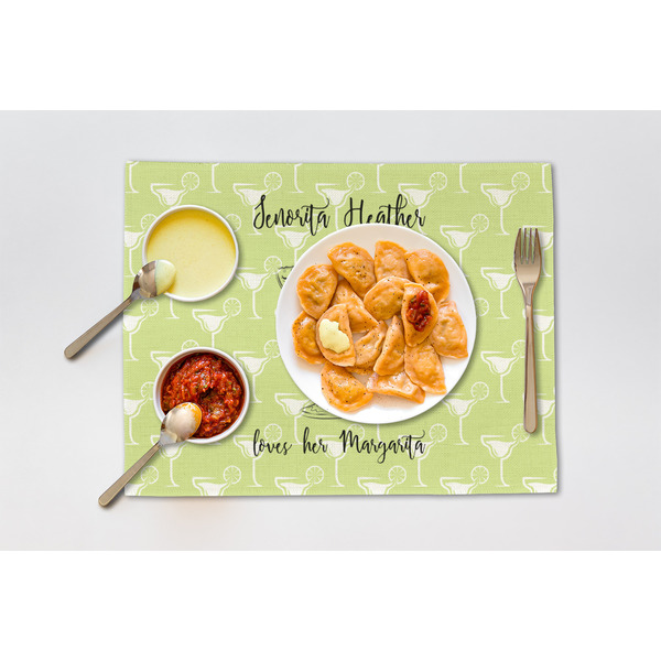 Margarita Lover Linen Placemat - Lifestyle (single)