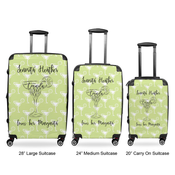 Margarita Lover Luggage Bags all sizes - With Handle