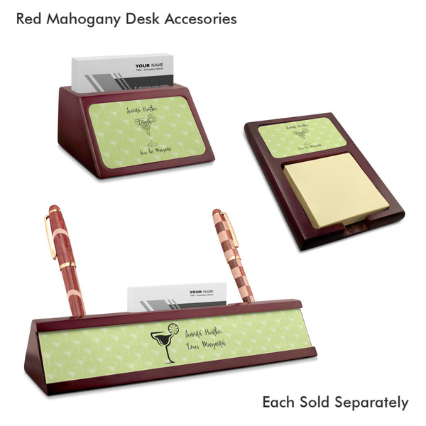 Margarita Lover Mahogany Desk Accessories