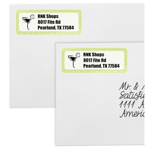 Margarita Lover Mailing Labels - Double Stack Close Up