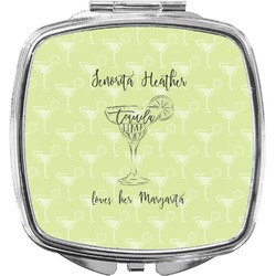 Margarita Lover Compact Makeup Mirror (Personalized)