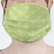 Margarita Lover Mask - Pleated (new) Front View on Girl