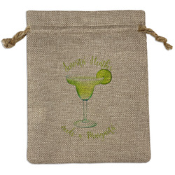 Margarita Lover Burlap Gift Bag (Personalized)