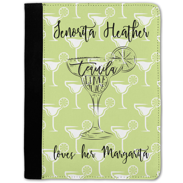 Custom Margarita Lover Notebook Padfolio - Medium w/ Name or Text
