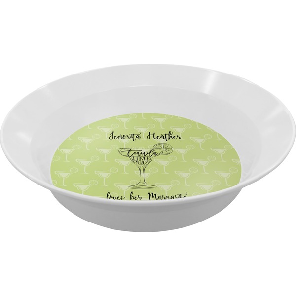 Custom Margarita Lover Melamine Bowl (Personalized)