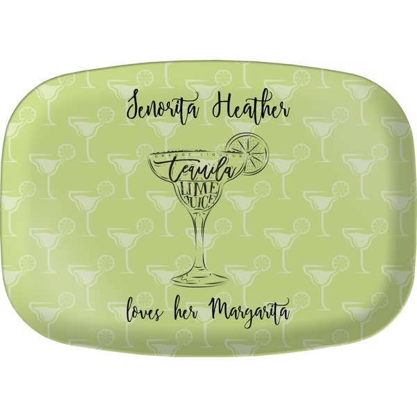 Custom Margarita Lover Melamine Platter (Personalized)
