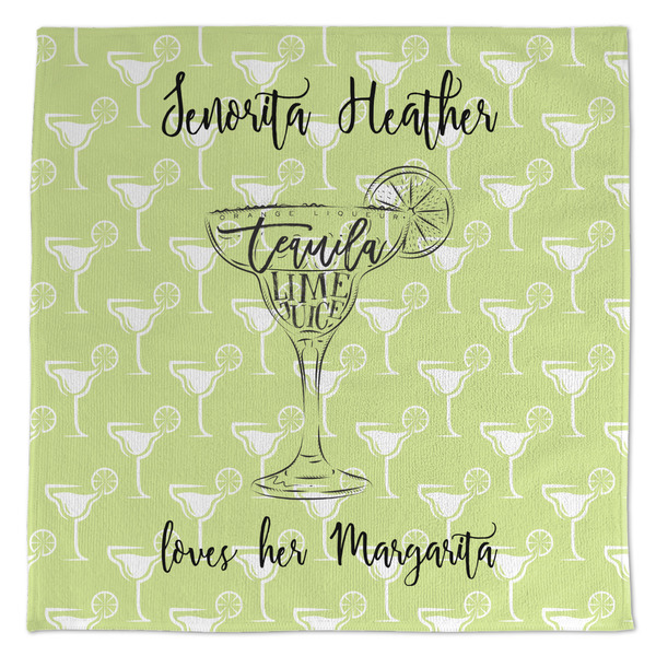 Custom Margarita Lover Microfiber Dish Towel (Personalized)