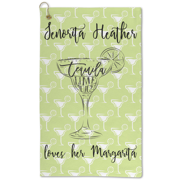 Custom Margarita Lover Microfiber Golf Towel (Personalized)