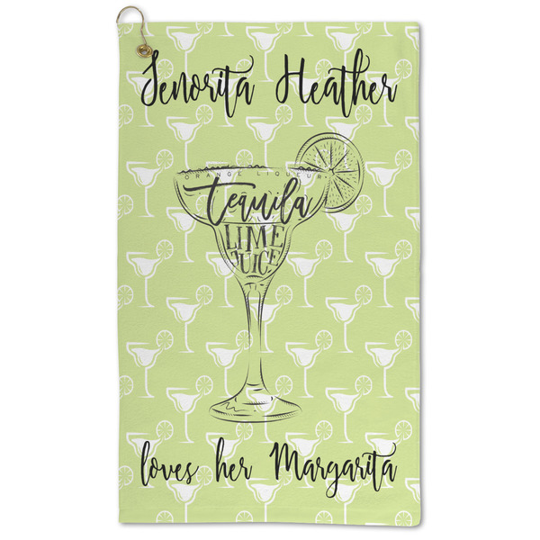 Custom Margarita Lover Microfiber Golf Towel (Personalized)