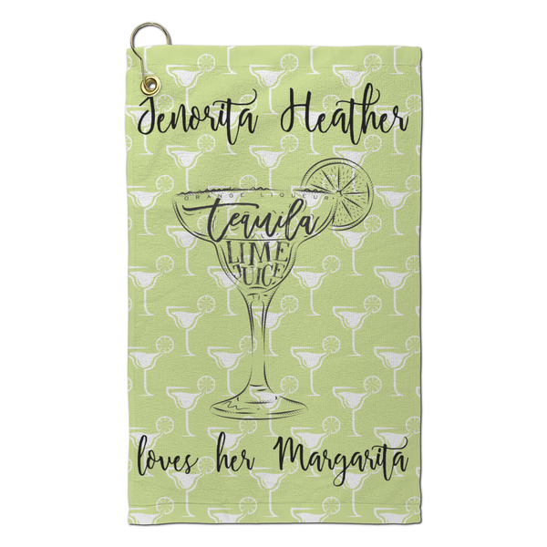 Custom Margarita Lover Microfiber Golf Towel - Small (Personalized)