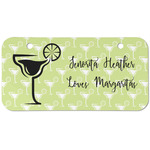 Margarita Lover Mini/Bicycle License Plate (2 Holes) (Personalized)