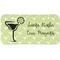 Margarita Lover Mini Bicycle License Plate - Two Holes