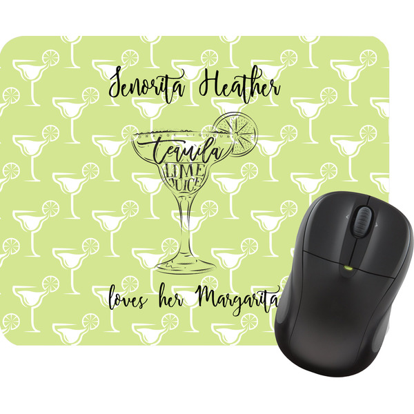Custom Margarita Lover Rectangular Mouse Pad (Personalized)