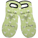 Margarita Lover Neoprene Oven Mitts - Set of 2 w/ Name or Text