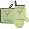 Margarita Lover Oven Mitt & Pot Holder Set w/ Name or Text