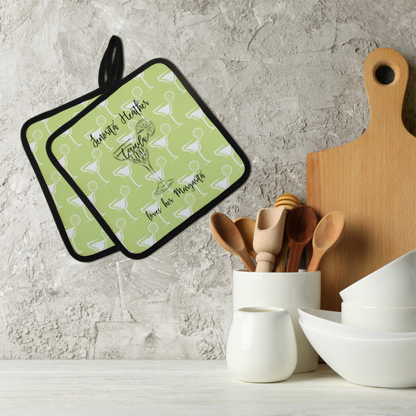 Margarita Lover Neoprene Pot Holder - Set of 2  LIFESTYLE