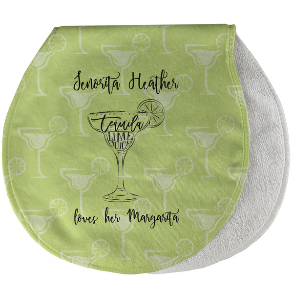 Margarita Lover New Baby Burp Folded