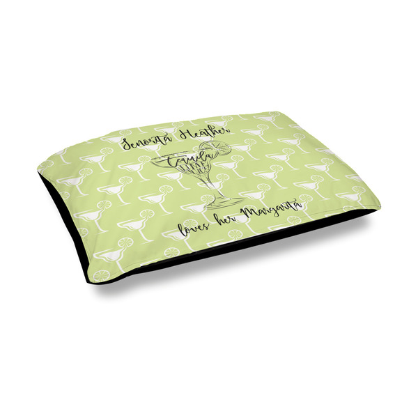 Custom Margarita Lover Outdoor Dog Bed - Medium (Personalized)