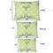 Margarita Lover Outdoor Dog Beds - SIZE CHART