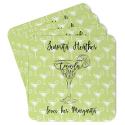 Margarita Lover Paper Coasters w/ Name or Text