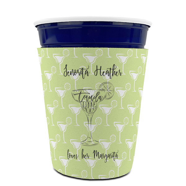 Margarita Lover Party Cup Sleeves - without bottom - FRONT (on cup)