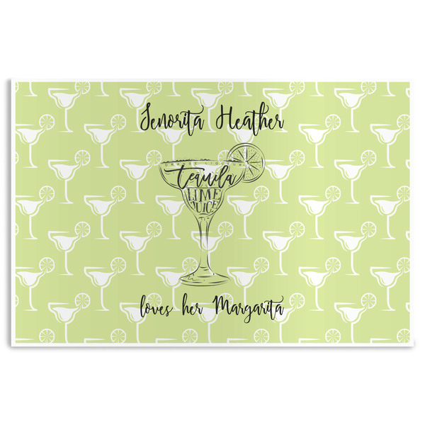 Custom Margarita Lover Disposable Paper Placemats (Personalized)