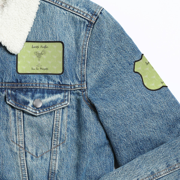Margarita Lover Patches Lifestyle Jean Jacket Detail